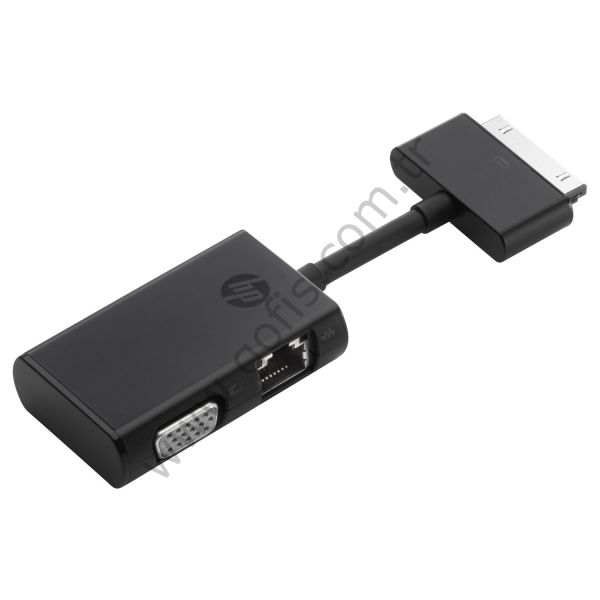 HP DOCK CONNECTOR TO ETHERNET & VGA ADAPTÖR HSTNN-F03D 797848-001 762738-002 %100 ORİJİNAL