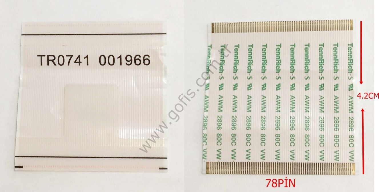 TR0741 001966 FLEX KABLO 78 PİN 4.2CM FLEX CABLE