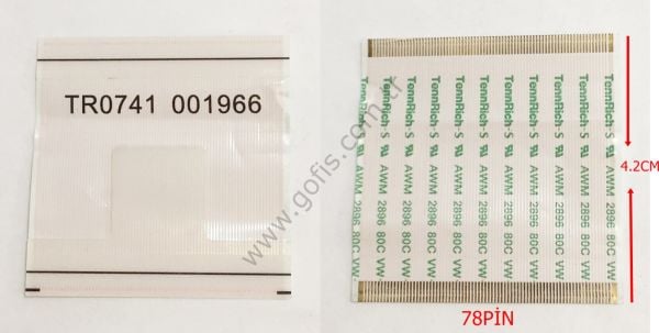 TR0741 001966 FLEX KABLO 78 PİN 4.2CM FLEX CABLE