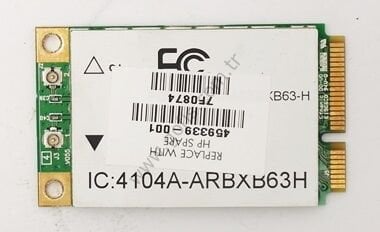 HP PAVİLİON DV6000 DV6700 WİRELESS KART 455549-001 459339-001 T60H976.06 LF WİFİ CARD