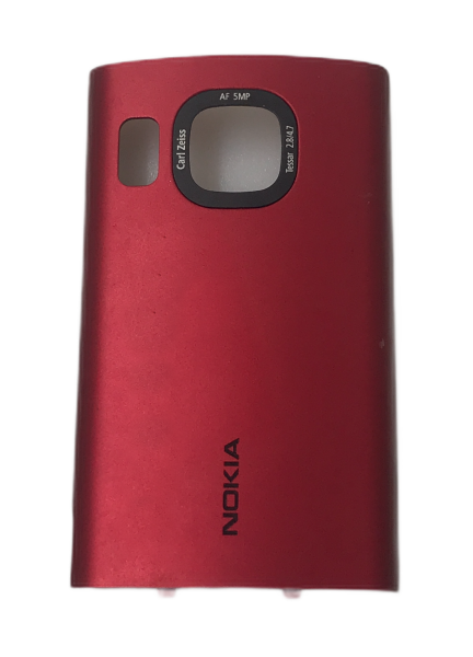 NOKİA 6700S ARKA PİL KAPAK METAL KIRMIZI