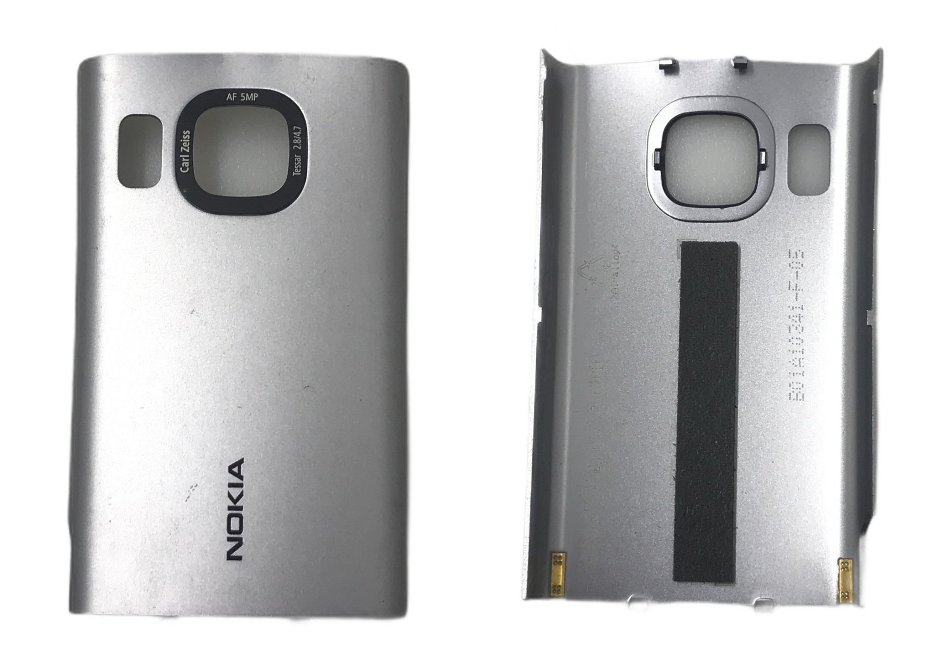 NOKİA 6700S ARKA PİL KAPAK METAL GÜMÜŞ