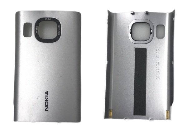 NOKİA 6700S ARKA PİL KAPAK METAL GÜMÜŞ