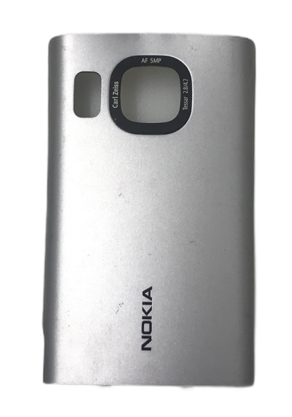 NOKİA 6700S ARKA PİL KAPAK METAL GÜMÜŞ