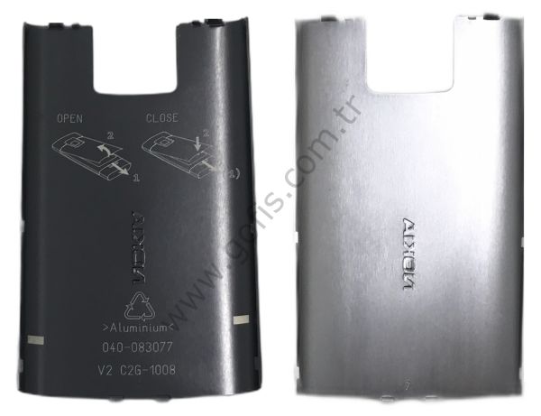 NOKİA X2-00 ARKA PİL KAPAK METAL