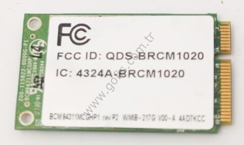 HP PAVİLİON DV6000 DV9000 WİRELESS KART 418572-001 441090-001 QDS-BRCM1020 WİFİ CARD