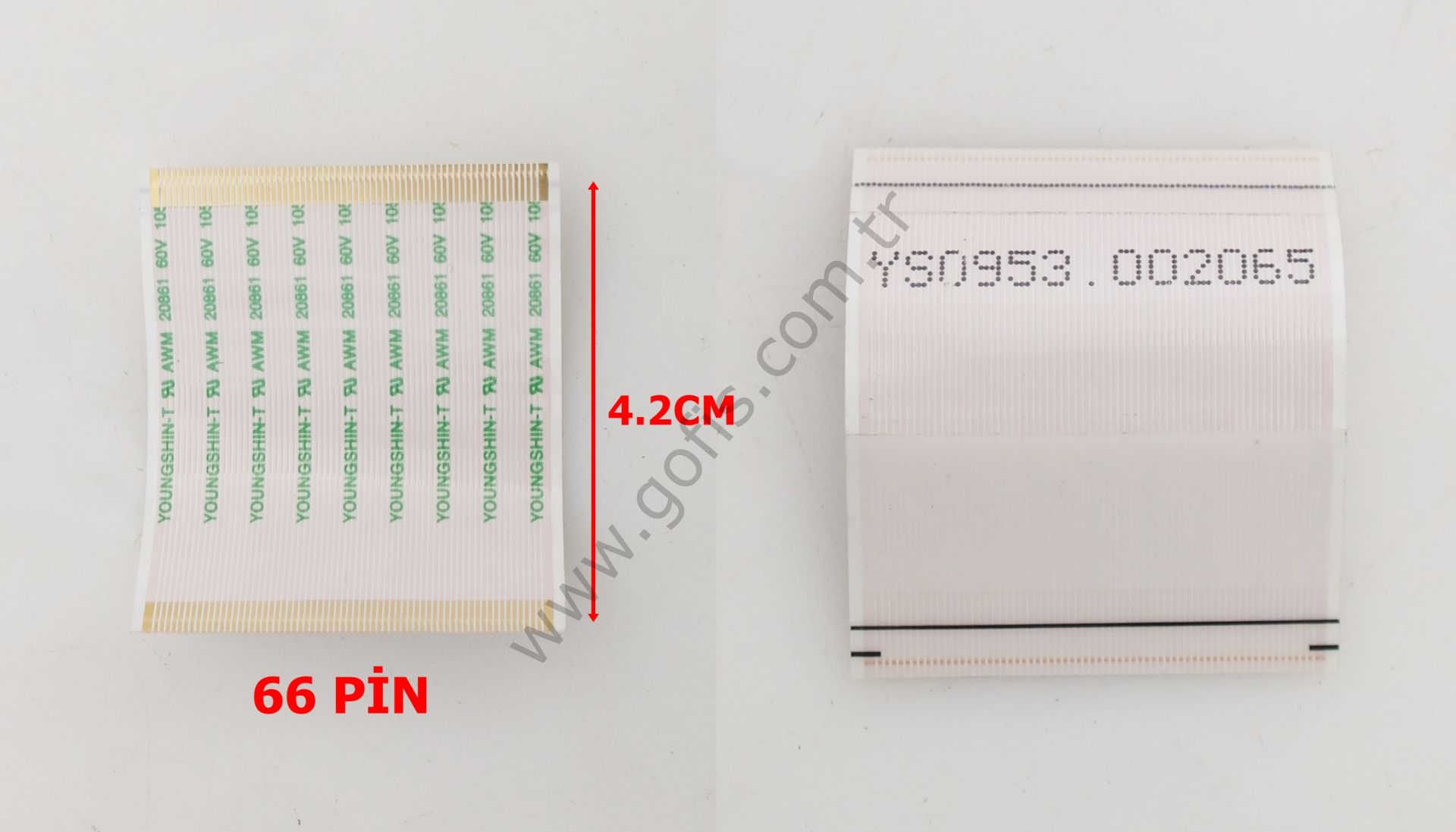 SONY KDL-40S5500 FLEX KABLO YS0953.002065 66 PİN 4.2CM FLEX CABLE