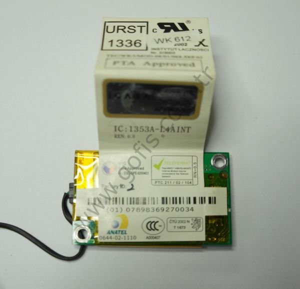 TOSHİBA M60-183 MODEM KART KABLO PK010000F00 1353A-L4AINT
