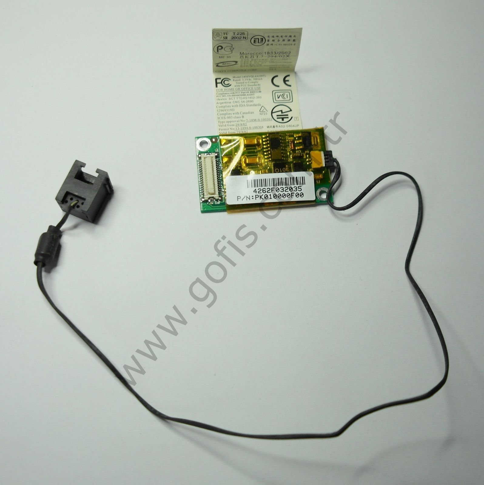 TOSHİBA M60-183 MODEM KART KABLO PK010000F00 1353A-L4AINT