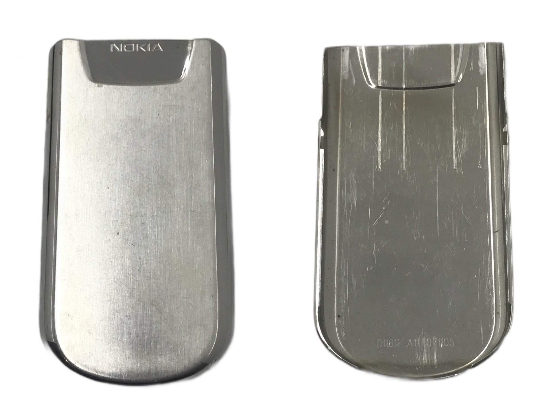 NOKİA 8800 ARKA PİL KAPAK METAL GÜMÜŞ