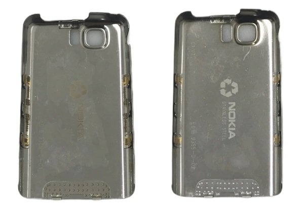NOKİA 6600İ SLİDE ARKA PİL KAPAK PASLANMAZ ÇELİK