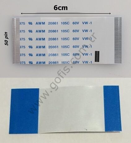 6CM 50 PİN FLEX KABLO