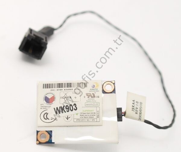 TOSHİBA QOSMİO F50 MODEM KART KABLO PK010001B20 DC301004900