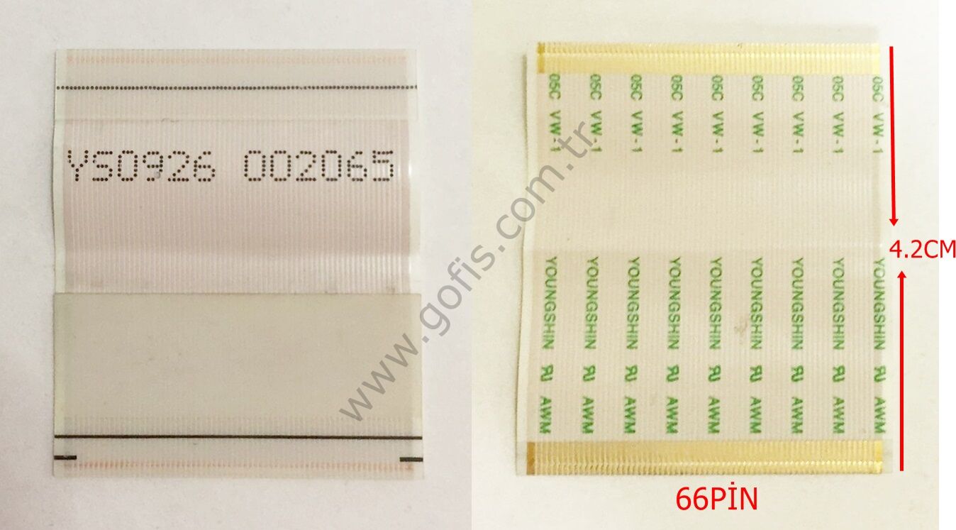 YS0926 002065 FLEX KABLO 66 PİN 4.2CM FLEX CABLE