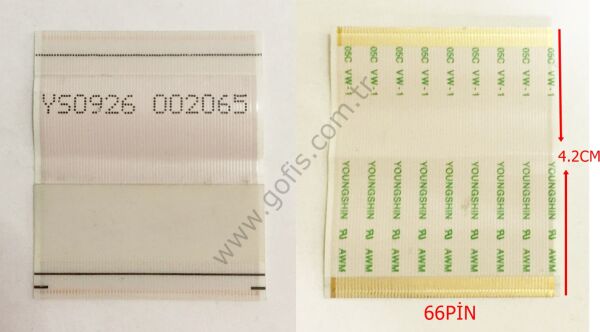 YS0926 002065 FLEX KABLO 66 PİN 4.2CM FLEX CABLE