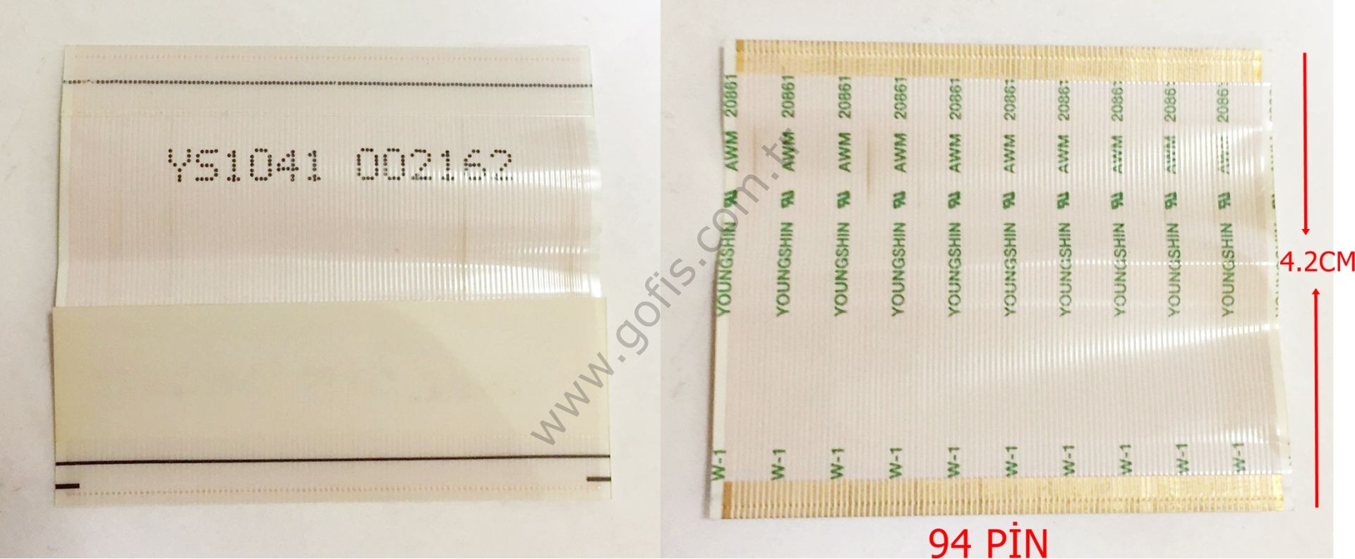 YS1041 002162 FLEX KABLO 94 PİN 4.2CM FLEX CABLE