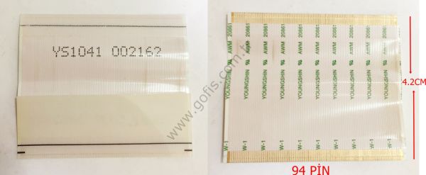 YS1041 002162 FLEX KABLO 94 PİN 4.2CM FLEX CABLE
