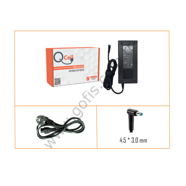 HP 120W 19.5V 6.15A BLUE ADAPTÖR 4.5 x 3.0MM