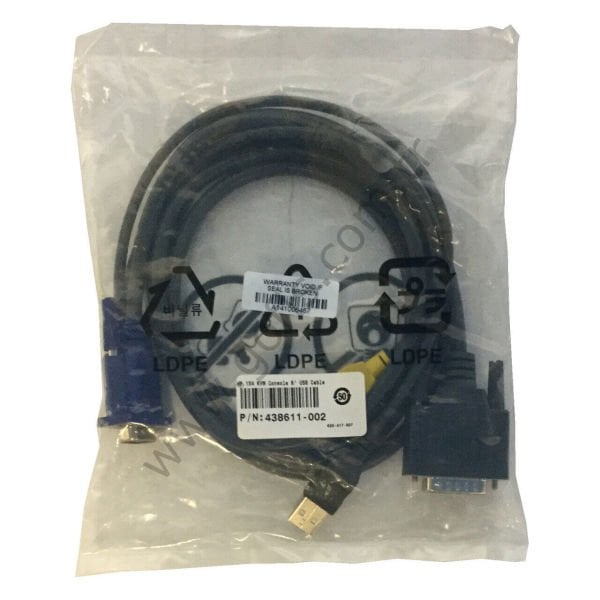 HP 1X4 KVM KONSOL 6' USB KABLOSU 438611-002