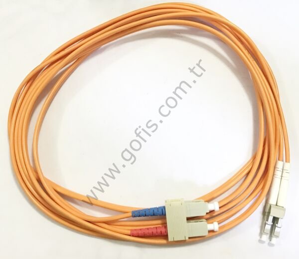 DUPLEX LC SC FİBER OPTİK PATCH KABLO 3M