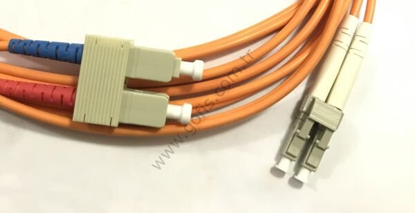DUPLEX LC SC FİBER OPTİK PATCH KABLO 3M