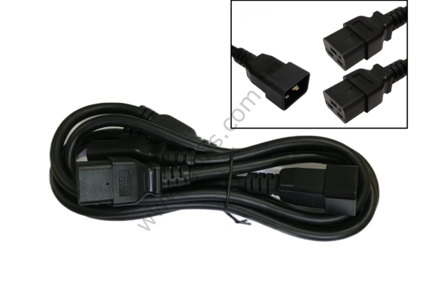 C20 TO 2X C19 UPS POWER KABLO 1.8M