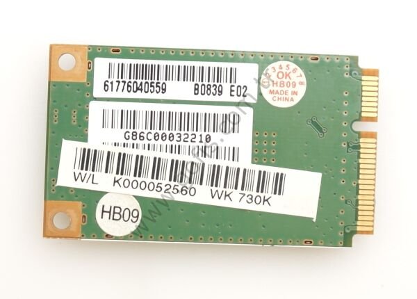 TOSHİBA SATELLİTE A215 WİRELESS KART AR5BXB63 K000052560 WİFİ CARD