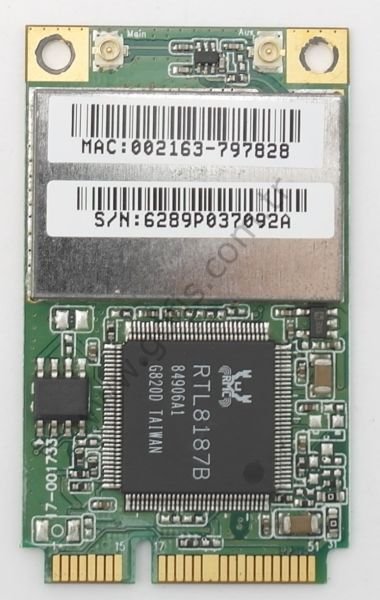 TOSHİBA SATELLİTE L300-1A3 WİRELESS KART V000121760 RTL8187B 6042B0087502 WİFİ CARD