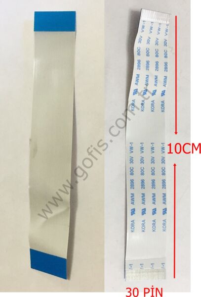 KORA AWM 2896 80C 30V VW-1 FLEX KABLO 30 PİN 10CM FLEX CABLE
