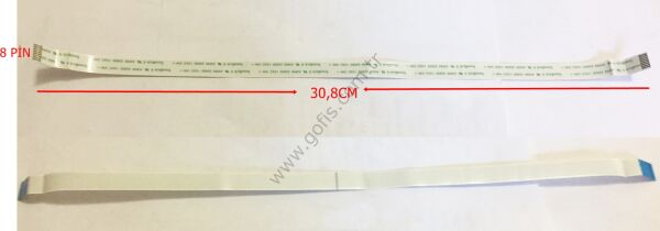 TENNRICH-S AWM 20890 105C VW-1 FLEX KABLO 8 PİN 30,8CM FLEX CABLE
