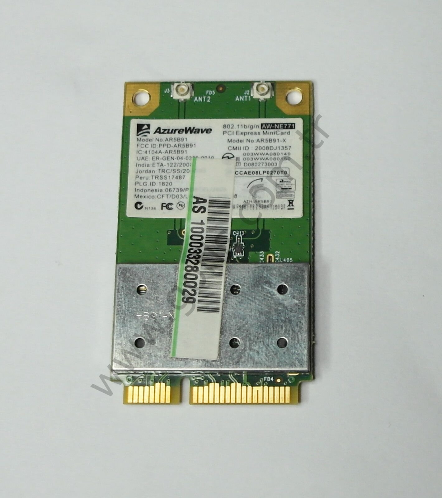 ASUS X59SR WİRELESS KART AR5B91 WİFİ CARD