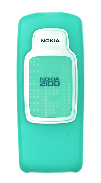 NOKİA 2100 ARKA PİL KAPAK PLASTİK AÇIK MAVİ
