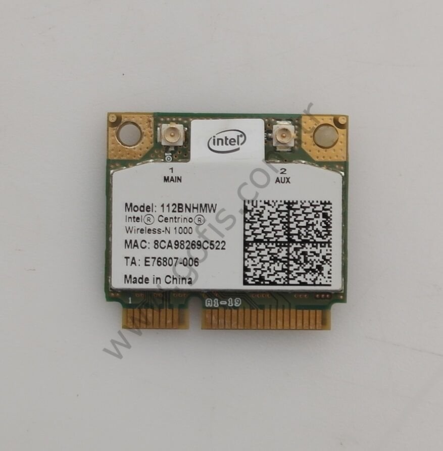 SONY VAİO VPCSB WİRELESS KART E76807-006 112BNHMW WİFİ CARD