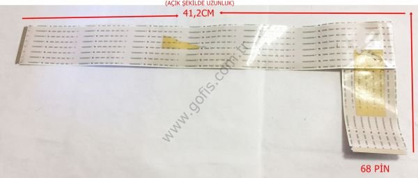 YOUNGSHIN-T AWM 20941 90V 105C VW-1 -F- 065/T0F0730 FLEX KABLO 68 PİN 41,2CM FLEX CABLE