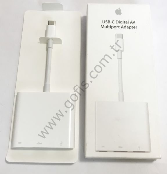 APPLE USB-C DİJİTAL AV ÇOKLU BAĞLANTI NOKTASI ADAPTÖRÜ A1621 %100 ORİJİNAL