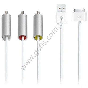 APPLE KOMPOZİT AV KABLOSU %100 ORİJİNAL