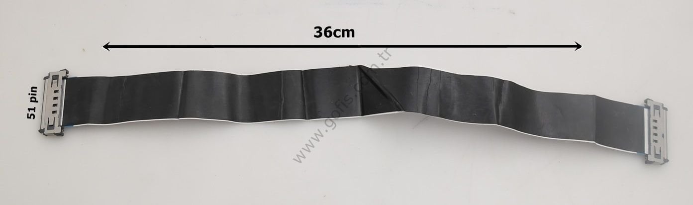 WDK AWM 20624 E310361 80C 60V VW-1 LVDS KABLO 36CM 51 PİN LVDS CABLE