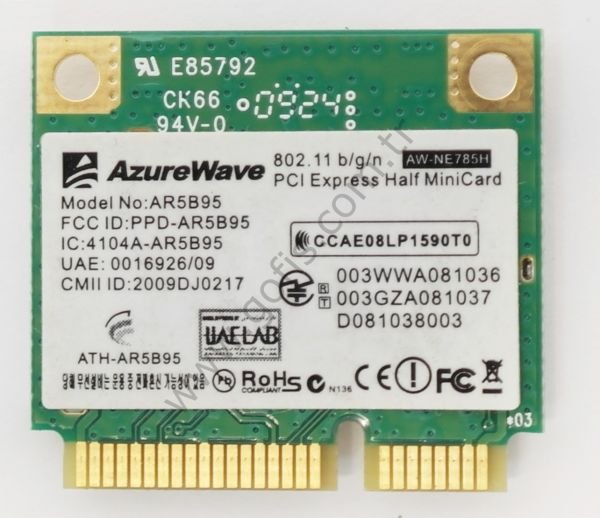 ASUS EEE PC 1101HA WİRELESS KART 04G033098001 AR5B95 WİFİ CARD