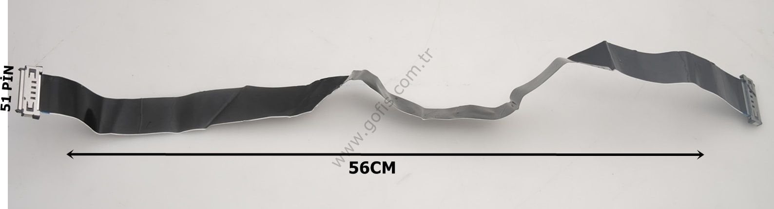 WDK AWM 20624 E310361 80C 60V VW-1 LVDS KABLO 56CM 51 PİN LVDS CABLE