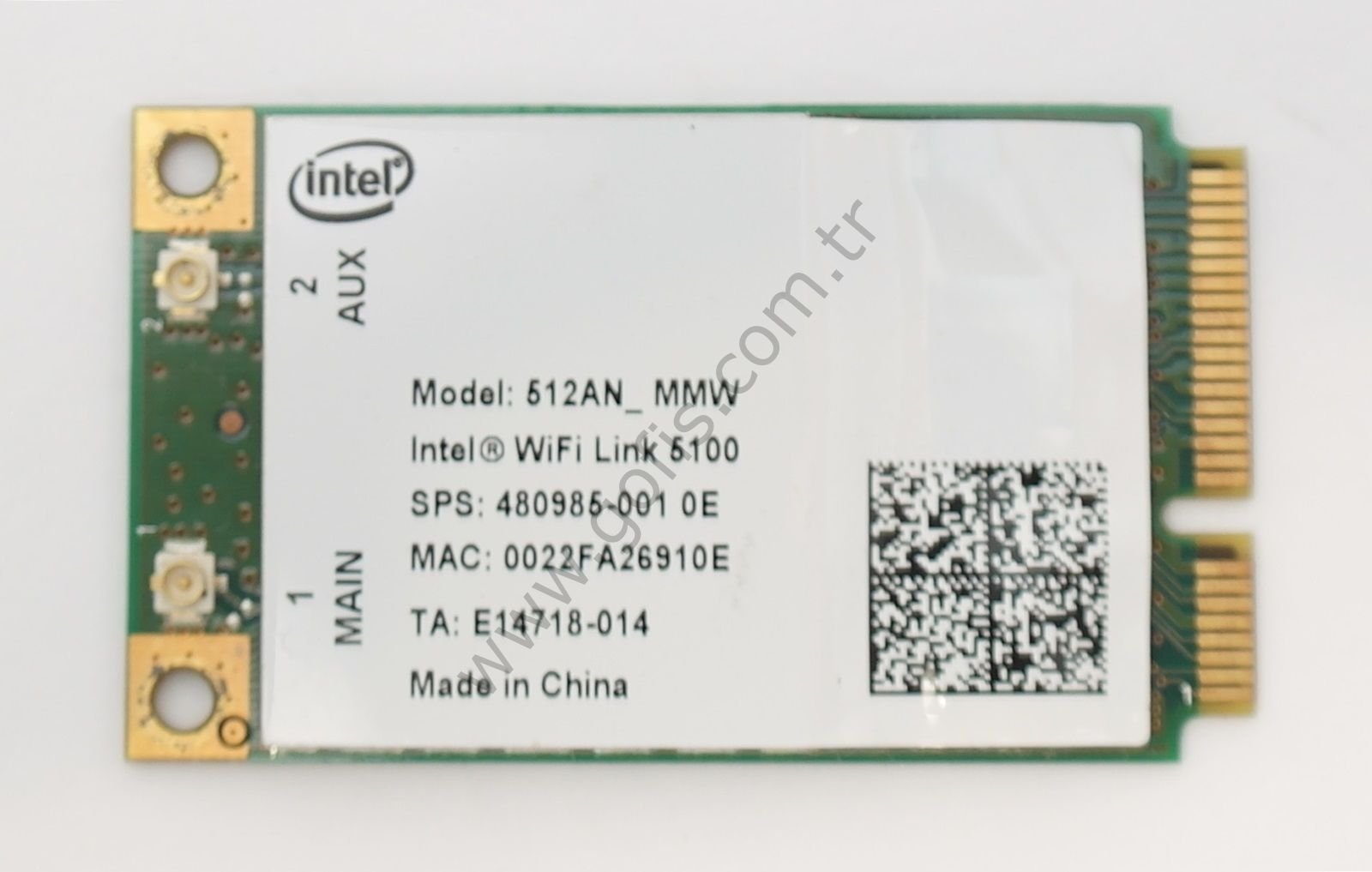INTEL WIFI LINK 512AN_MMW 480985-001 E14718-014 PD9512ANM D080241003 WİRELESS KART