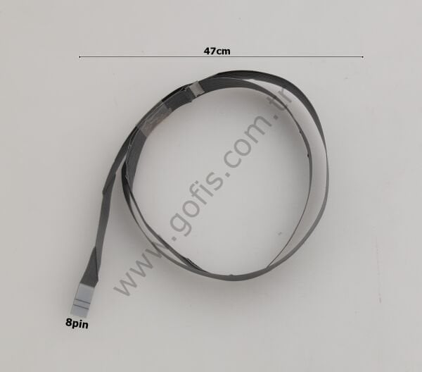 E350098 AWM 2643 VW-1 300V 105C A FT17FT2 -F- HALOGEN FREE FLEX KABLO 10MM 47CM 8 PİN FLEX CABLE