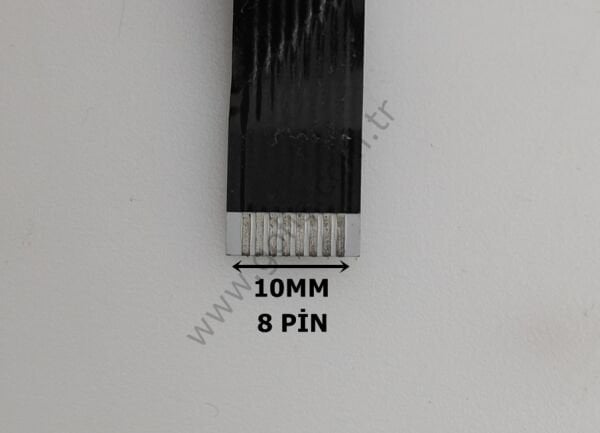 E350098 AWM 2643 VW-1 300V 105C A FT17FT2 -F- HALOGEN FREE FLEX KABLO 10MM 47CM 8 PİN FLEX CABLE