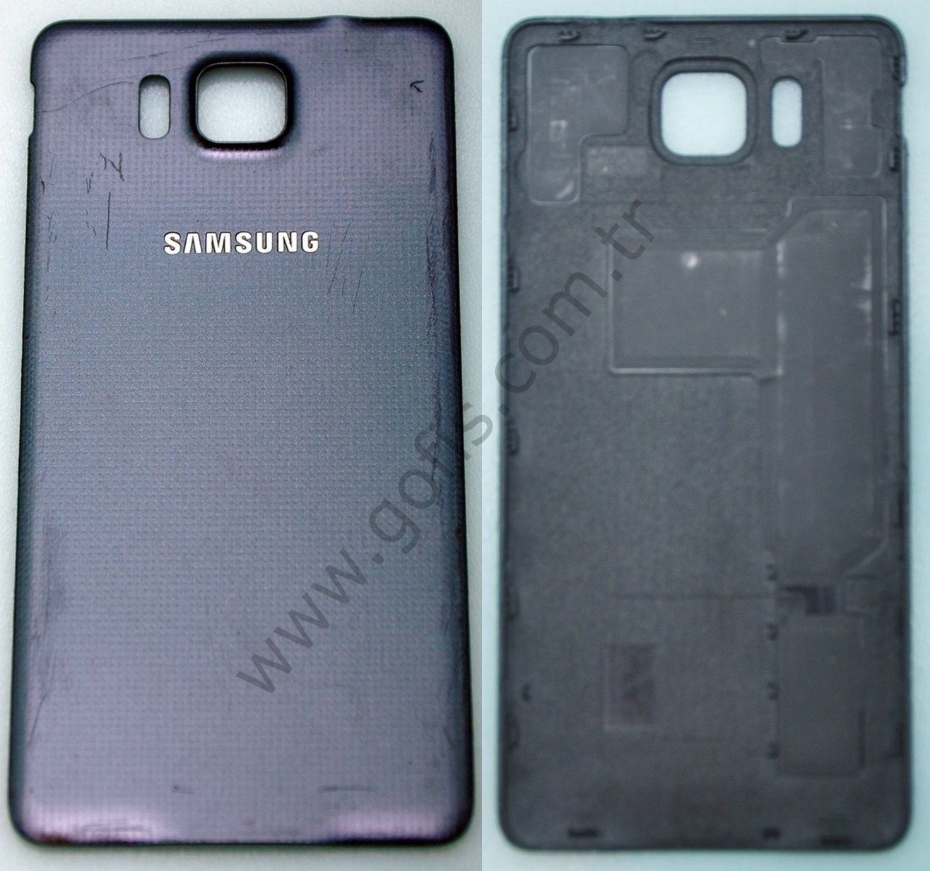SAMSUNG GALAXY ALPHA G850FQ ARKA PİL KAPAK PLASTİK %100 ORİJİNAL