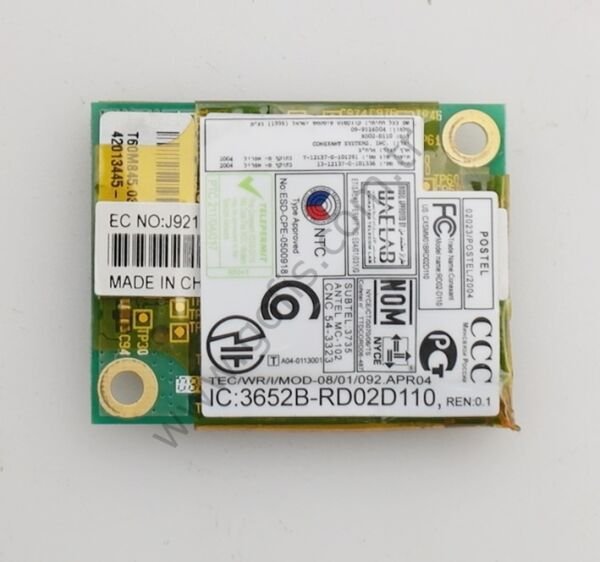 LENOVO THİNKPAD T61 MODEM KART 39T0495 J92182