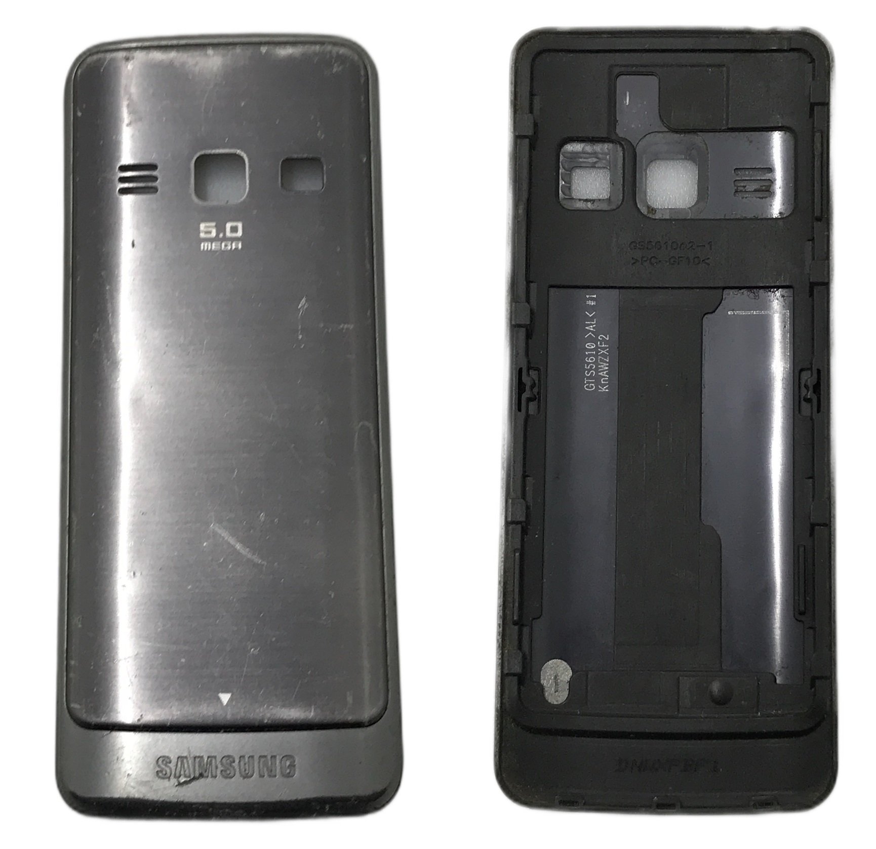 SAMSUNG S5610 ARKA PİL KAPAK PLASTİK GRİ