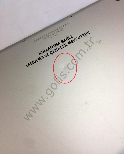 APPLE MACBOOK PRO A1286 ALT KASA KAPAK 15'' 2010 %100 ORİJİNAL