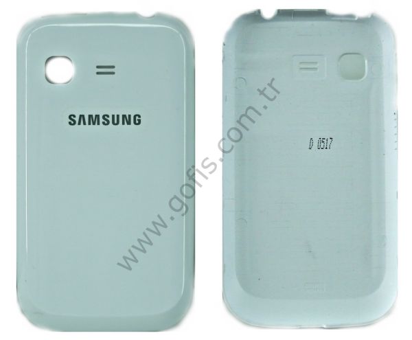 SAMSUNG GALAXY POCKET DUOS S5302 ARKA PİL KAPAK PLASTİK BEYAZ