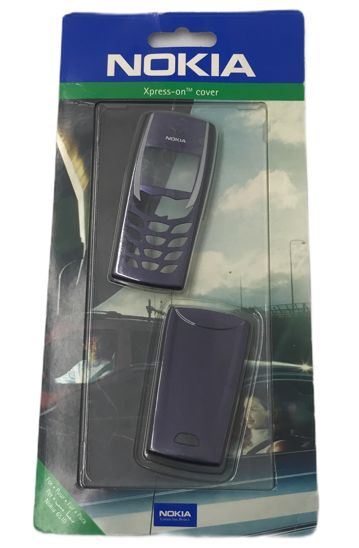 NOKIA 6510 ÖN ARKA PİL KAPAK PLASTİK LACİVERT