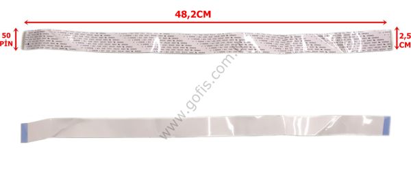 E66085 AWM 20706 105C 60V VW-1 BANDO-T. -F- FLEX KABLO 2,5CM 48,2CM 50 PİN FLEX CABLE