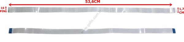 SUMITOMO -M AWM 2896 80C VW-1 FLEX KABLO 1,7CM 53,6CM 16 PİN FLEX CABLE